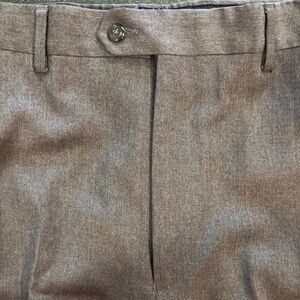 Jos. A. Bank Grayish-Brown Wool Dress Pants